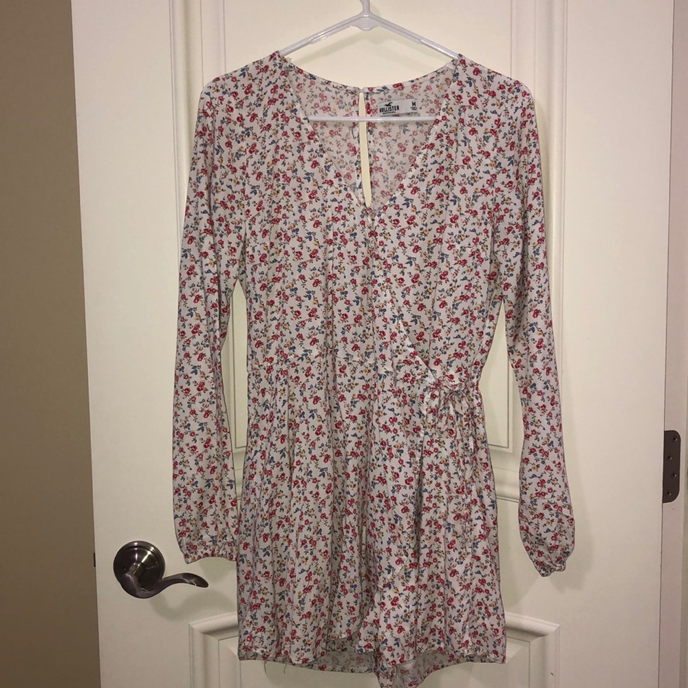 Hollister Flower Print Romper